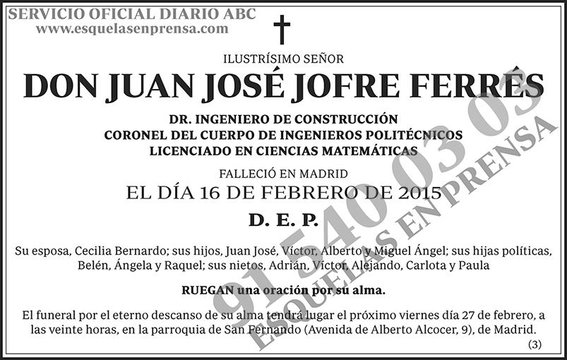 Juan José Jofre Ferrés